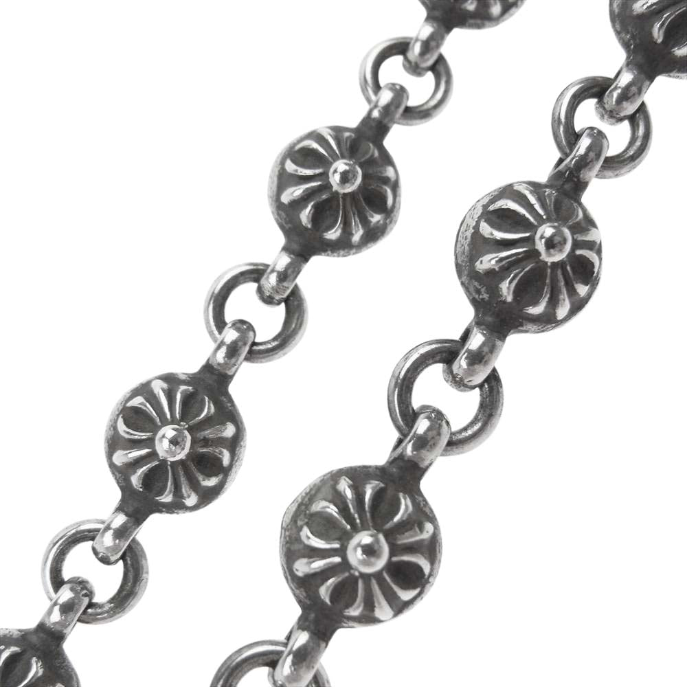 CHROME HEARTS クロムハーツ（原本有） 1B 20 SML CH CRS スモールCHクロス クロスボールネックレス 20インチ シルバー系【中古】