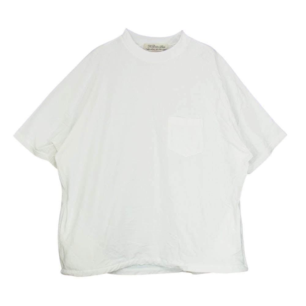 REMI RELIEF レミレリーフ ドローコード ポケット 半袖 Tシャツ ホワイト系 L【中古】