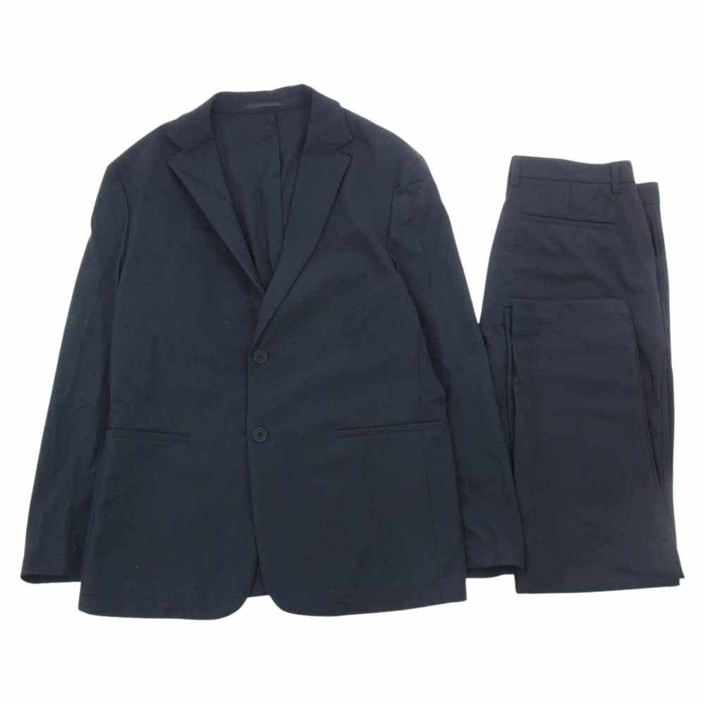 theory セオリー ストレッチ 2B テーラード スラックス パンツ スーツ セットアップ ブラック ブラック系 40 トップス40　ボトムス32【中古】