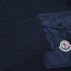 MONCLER モンクレール GIROCOLLO TRICOT トリコ ナイロン ポケット ニット セーター ネイビー系 M【中古】