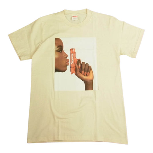 Supreme シュプリーム 21SS Water Pistol Tee ウォーターピストル 水鉄砲 プリント 半袖 Tシャツ ベージュ系 S【極上美品】【中古】