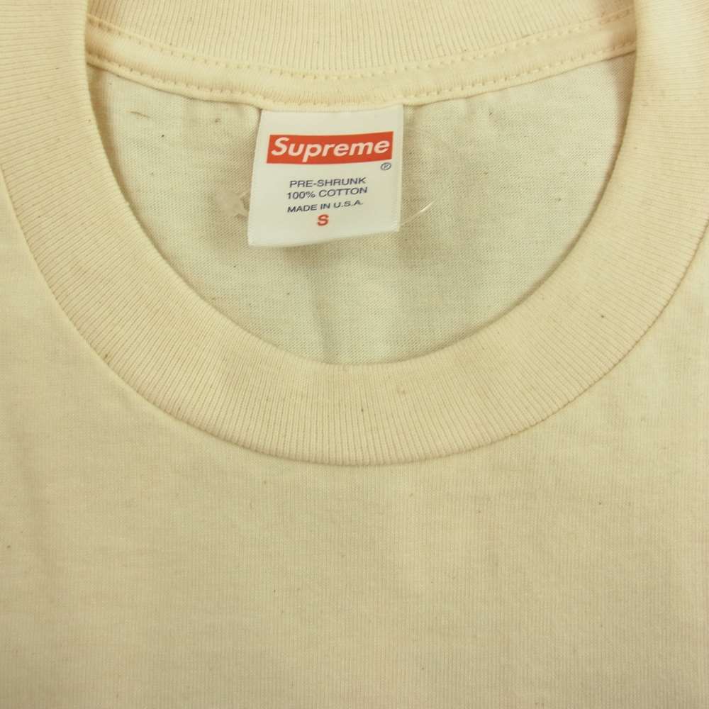 Supreme シュプリーム 21SS Water Pistol Tee ウォーターピストル 水鉄砲 プリント 半袖 Tシャツ ベージュ系 S【極上美品】【中古】