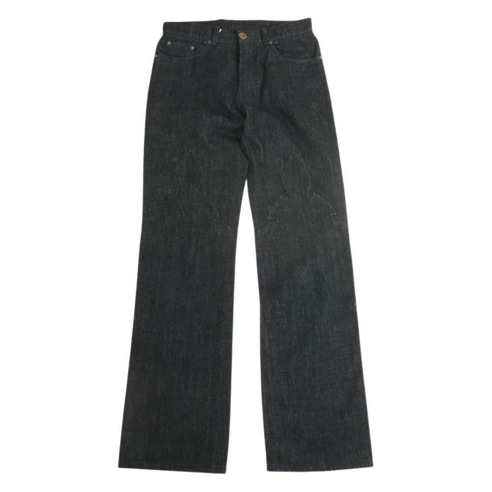 CHROME HEARTS クロムハーツ（原本無） 255006 フレアニー ボタンフライ デニムパンツ 29インチ ブルー系 29【中古】