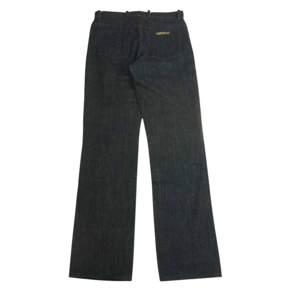 CHROME HEARTS クロムハーツ（原本無） 255006 フレアニー ボタンフライ デニムパンツ 29インチ ブルー系 29【中古】