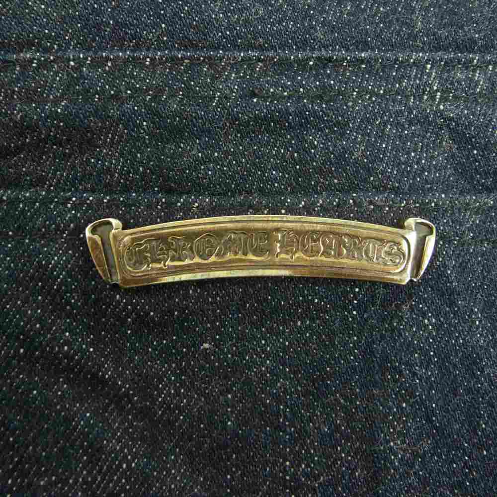 CHROME HEARTS クロムハーツ（原本無） 255006 フレアニー ボタンフライ デニムパンツ 29インチ ブルー系 29【中古】