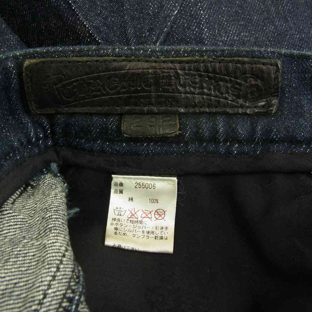 CHROME HEARTS クロムハーツ（原本無） 255006 フレアニー ボタンフライ デニムパンツ 29インチ ブルー系 29【中古】