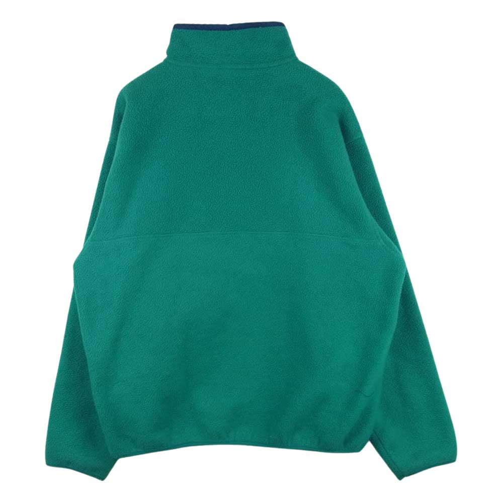 patagonia パタゴニア 25530 スナップT プルオーバー フリース ジャケット USA製 ビビッドブルーグリーン系 L【中古】