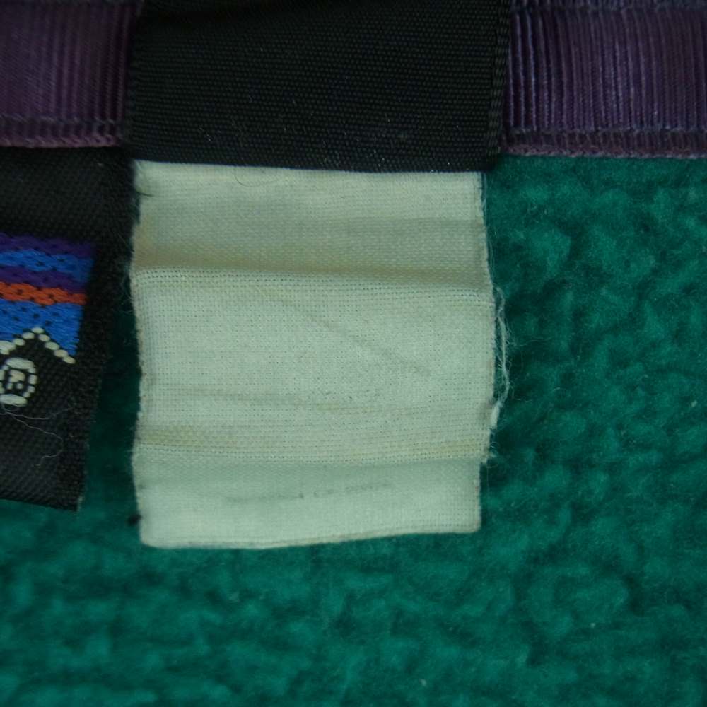patagonia パタゴニア 25530 スナップT プルオーバー フリース ジャケット USA製 ビビッドブルーグリーン系 L【中古】