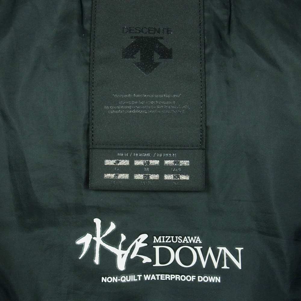 DESCENTE デサント DAMMGK31U ALLTERRAI ANCHOR MIZUSAWA DOWN JACKET 水沢ダウン アンカー ダウン ジャケット ブラック系 US M【中古】