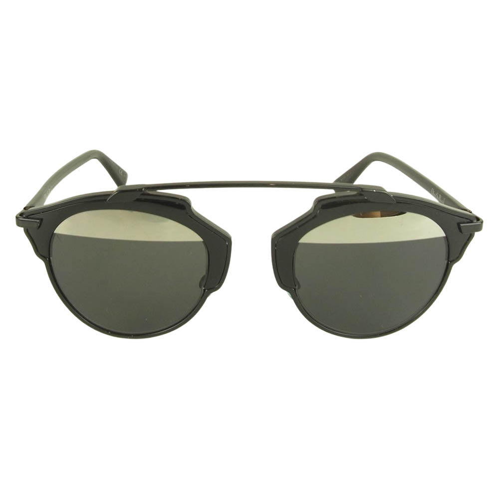 Christian Dior クリスチャンディオール RKK06AXU7P SoReal サングラス ブラック系 48□22 140【中古】
