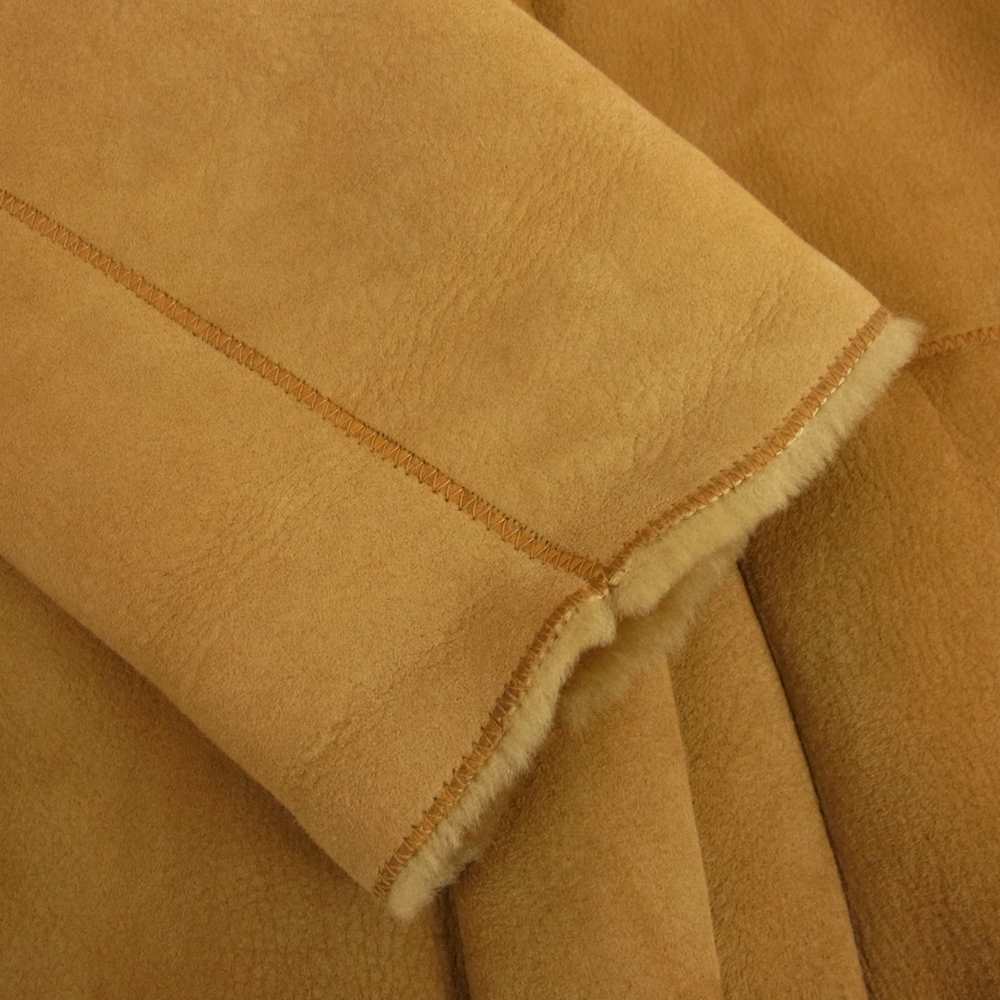 LOEWE ロエベ ムートン ロングコート ベージュ系 40【中古】