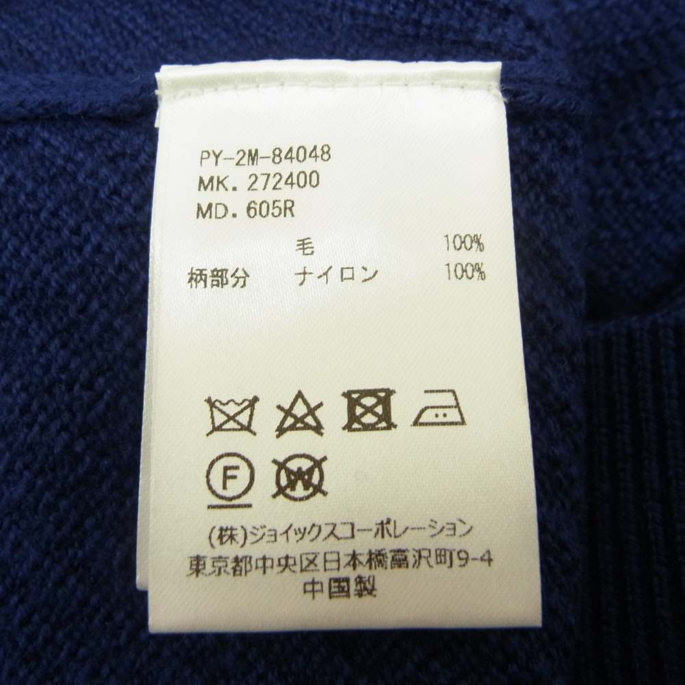 Paul Smith ポール・スミス 272400 CREW NECK SWEATER クルーネック セーター ニット ネイビー系 M【美品】【中古】