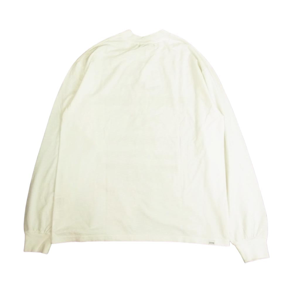 HYSTERIC GLAMOUR ヒステリックグラマー 02221CL06 ASSORTED LOGO マルチ ロゴ プリント 長袖 Tシャツ ホワイト系 M【新古品】【未使用】【中古】