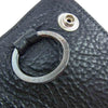 CHROME HEARTS クロムハーツ（原本有） クロスポール ボタン レザー キーケース  ブラック系【中古】