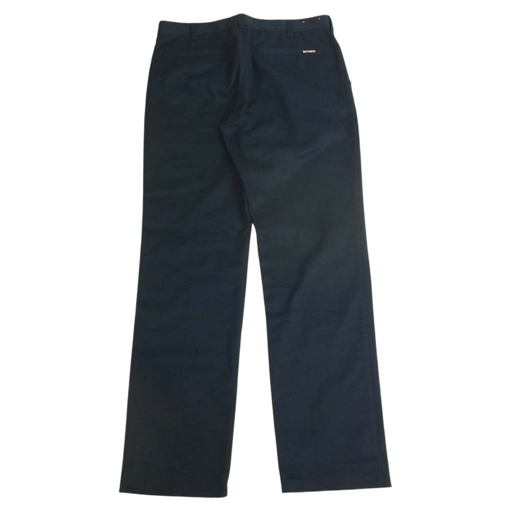WACKO MARIA ワコマリア GP-104-A-BLANKLINE TWILL SKATE PANTS ツイル スケート ワーク パンツ  ネイビー系 L【中古】