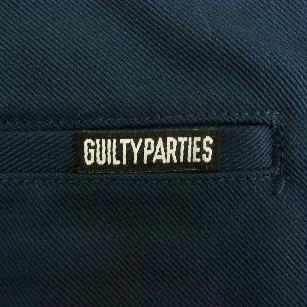 WACKO MARIA ワコマリア GP-104-A-BLANKLINE TWILL SKATE PANTS ツイル スケート ワーク パンツ  ネイビー系 L【中古】