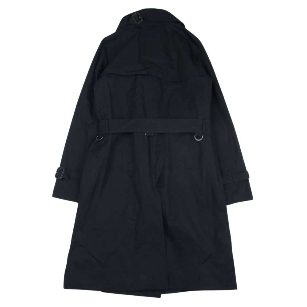 BURBERRY バーバリー FR018-711-09 ライナー付き 裏地 ノバチェック ベルト付き トレンチコート ブラック系 36【中古】