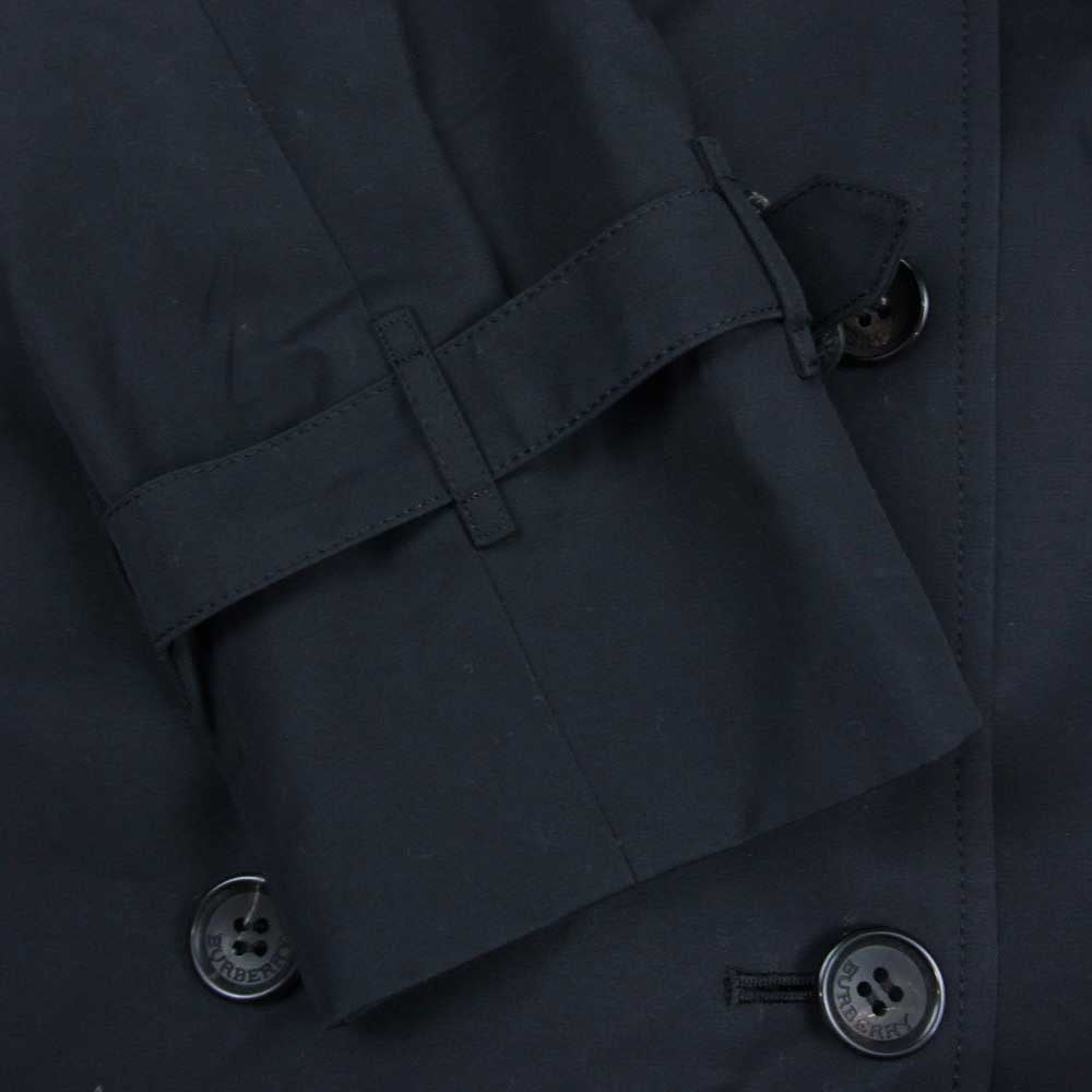 BURBERRY バーバリー FR018-711-09 ライナー付き 裏地 ノバチェック ベルト付き トレンチコート ブラック系 36【中古】
