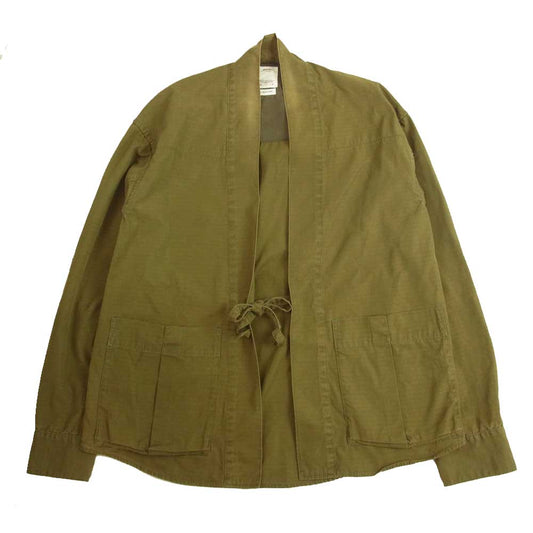 VISVIM ビズビム 20AW 0120205011015 LHAMO SHIRT MIL ラモシャツ リップストップ ジャケット カーキ系 1【中古】