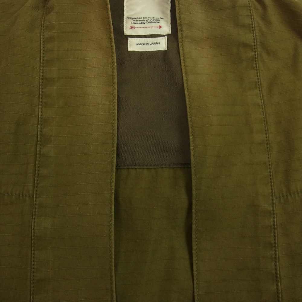 VISVIM ビズビム 20AW 0120205011015 LHAMO SHIRT MIL ラモシャツ リップストップ ジャケット カーキ系 1【中古】