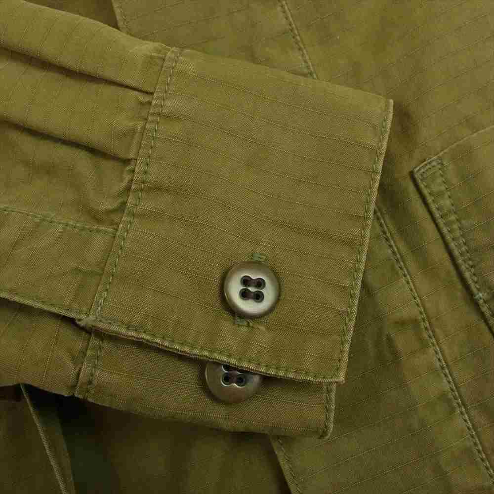 VISVIM ビズビム 20AW 0120205011015 LHAMO SHIRT MIL ラモシャツ リップストップ ジャケット カーキ系 1【中古】