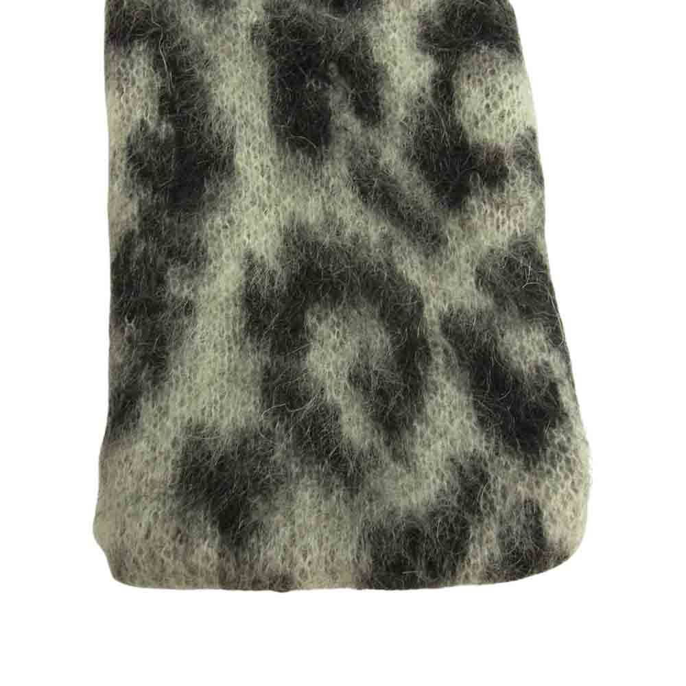 SAINT LAURENT サンローラン 331071 Y1CT1 国内正規品 エディ期 ベイビーキャット モヘヤ マフラー グレー系【中古】