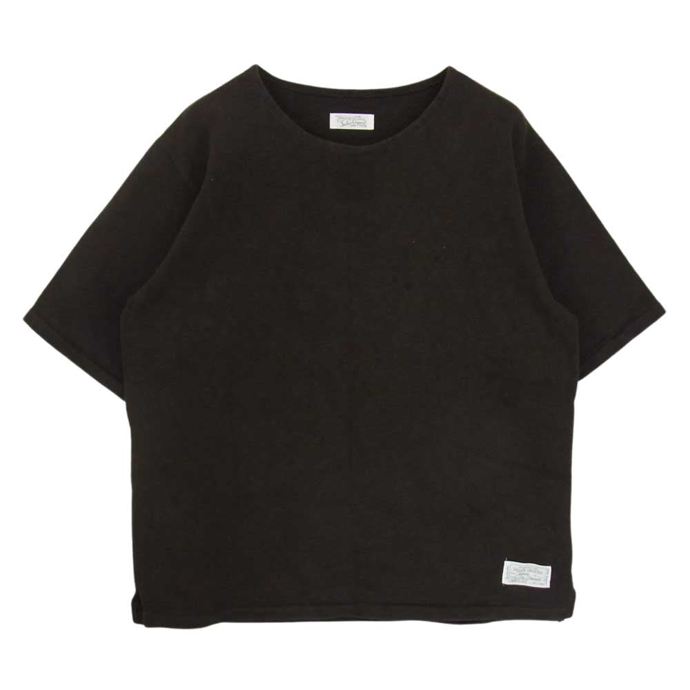 ORGUEIL オルゲイユ OR-9061 TSURIAMI Basque T-Shirt 吊り編み バスク 半袖 ヘビー Tシャツ ブラウン系 42【中古】