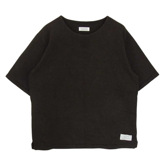 ORGUEIL オルゲイユ OR-9061 TSURIAMI Basque T-Shirt 吊り編み バスク 半袖 ヘビー Tシャツ ブラウン系 42【中古】