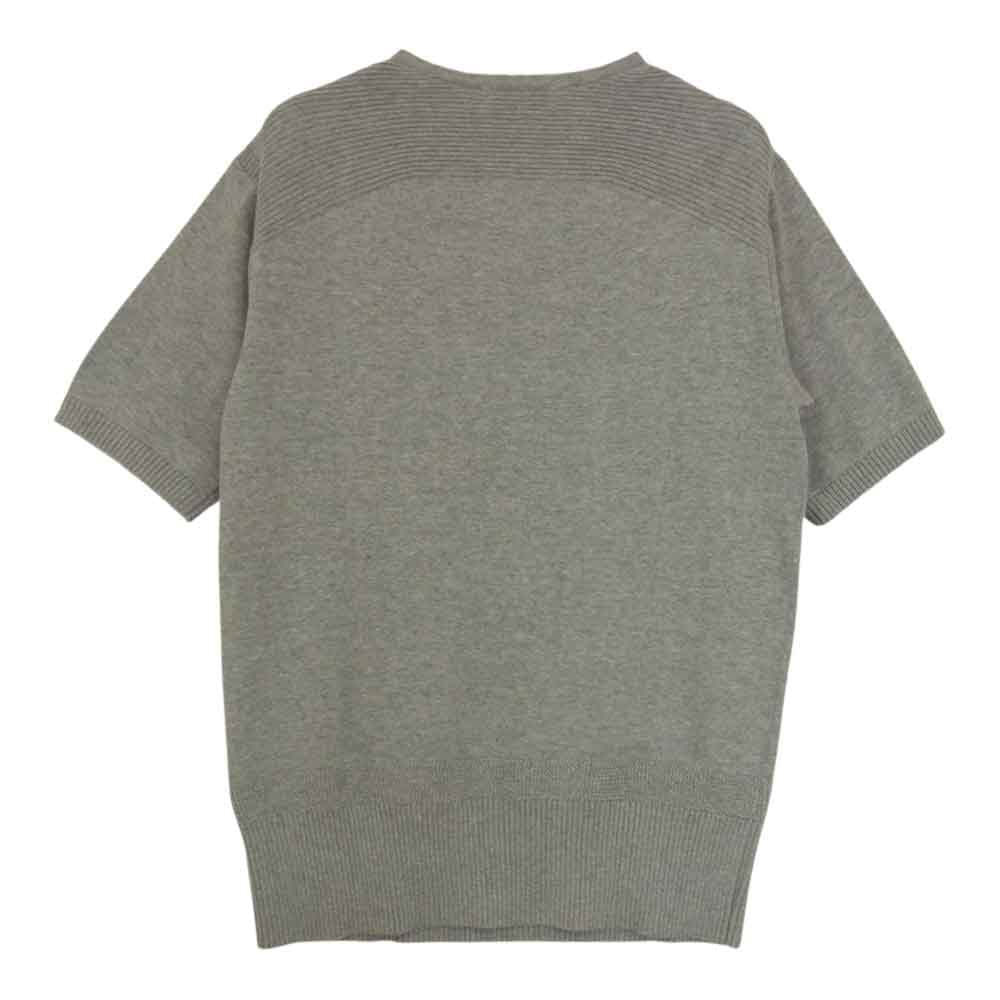 ORGUEIL オルゲイユ OR-9018 SHORT SLEEVE KNIT ショート スリーブ ニット   グレー系 36【新古品】【未使用】【中古】