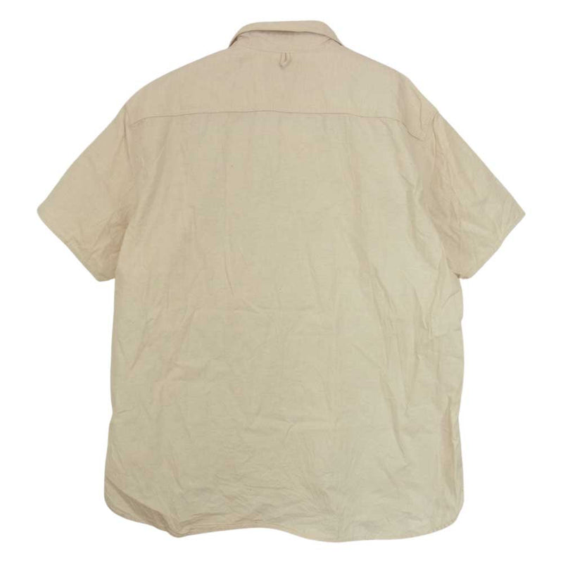 ORGUEIL オルゲイユ OR-5029B PULLOVER SHIRT プルオーバー 半袖 シャツ ベージュ系 42【中古】