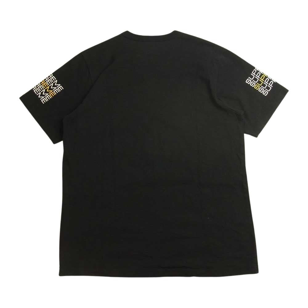 Supreme シュプリーム 19SS Stack Logo Tee スタック ロゴ Tシャツ ブラック系 M【中古】