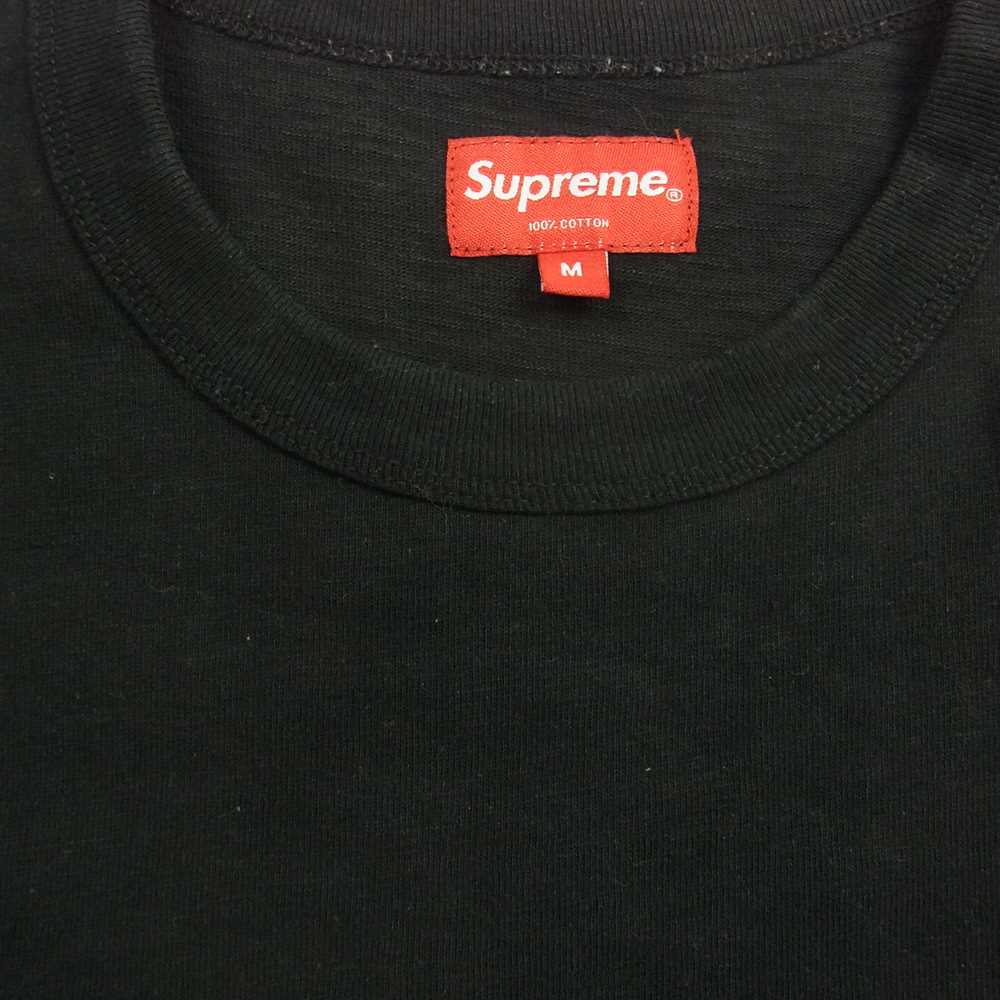 Supreme シュプリーム 19SS Stack Logo Tee スタック ロゴ Tシャツ ブラック系 M【中古】