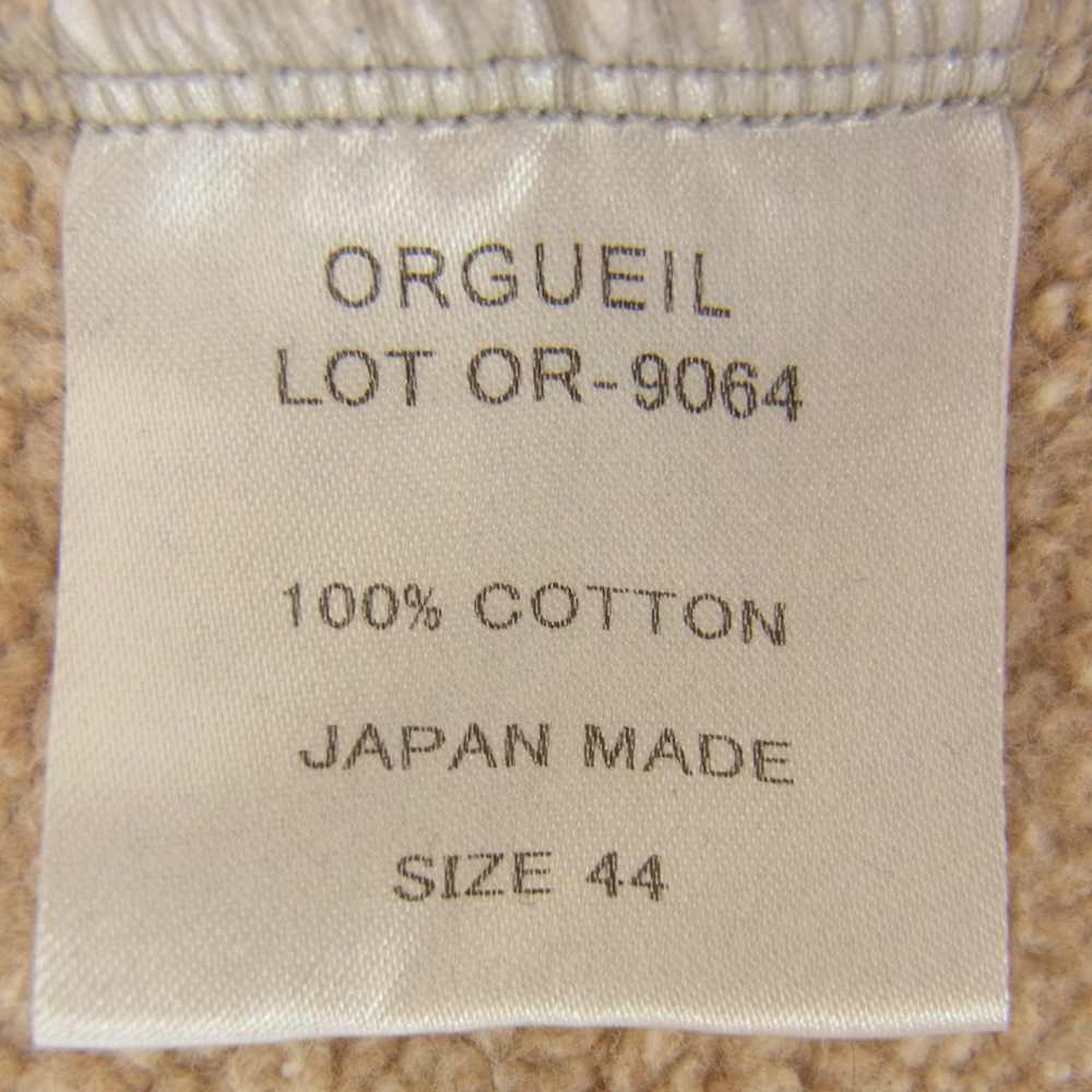ORGUEIL オルゲイユ OR-9064 Sweat Shirt 両V カットオフ 裏起毛 スウェット トレーナー グレー系 44【中古】