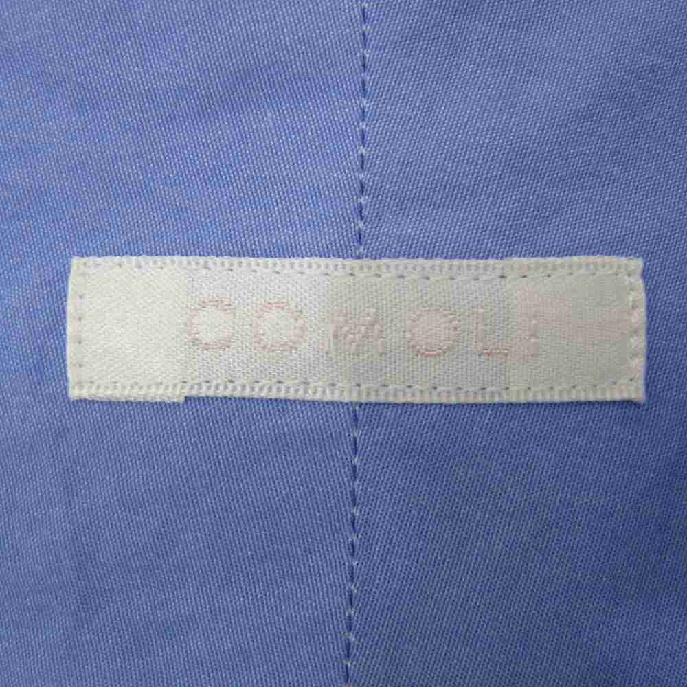 COMOLI コモリ 21AW U03-02002 バンドカラー シャツ サックスブルー ブルー系 2【新古品】【未使用】【中古】