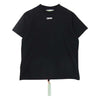 OFF-WHITE オフホワイト OMAA038S201850031088 AIRPORT TAPE S/S OVER TEE エアポート テープ バックプリント オーバー 半袖 Tシャツ ブラック系 M【美品】【中古】