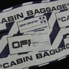 OFF-WHITE オフホワイト OMAA038S201850031088 AIRPORT TAPE S/S OVER TEE エアポート テープ バックプリント オーバー 半袖 Tシャツ ブラック系 M【美品】【中古】