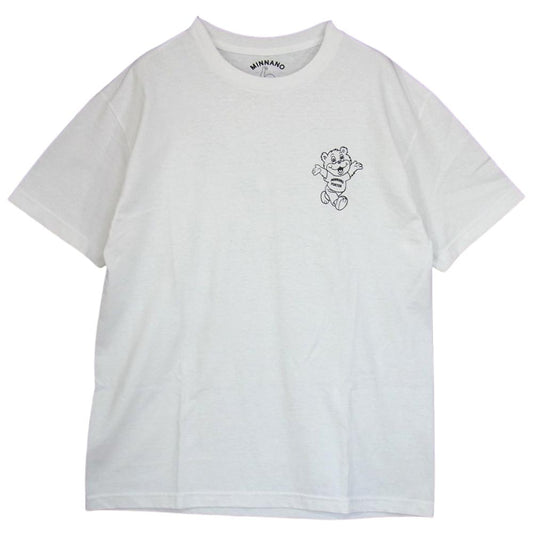 PORTER ポーター MIN-NANO ミンナノ BIRD Tee バックプリント 半袖Tシャツ ホワイト系【中古】