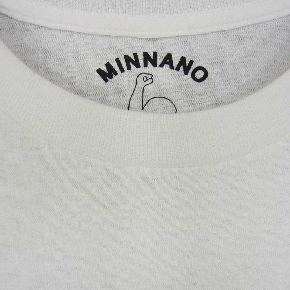 PORTER ポーター MIN-NANO ミンナノ BIRD Tee バックプリント 半袖Tシャツ ホワイト系【中古】