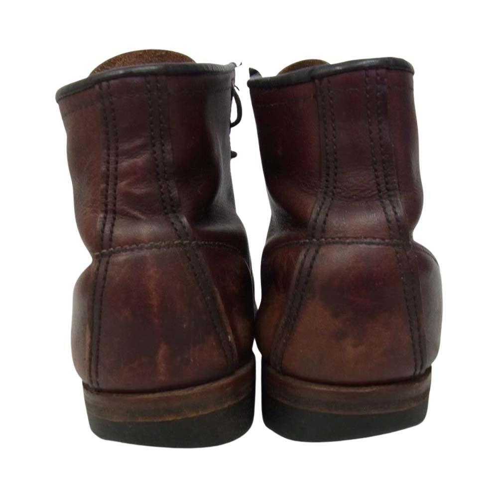 RED WING レッドウィング 9011 USA製 BECKMAN ベックマン レザー ブーツ ダークブラウン系 US8【中古】