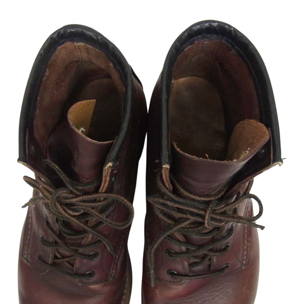 RED WING レッドウィング 9011 USA製 BECKMAN ベックマン レザー ブーツ ダークブラウン系 US8【中古】