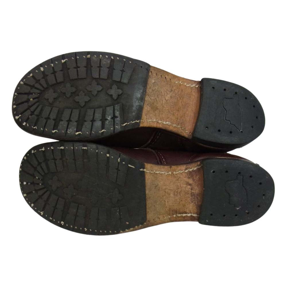 RED WING レッドウィング 9011 USA製 BECKMAN ベックマン レザー ブーツ ダークブラウン系 US8【中古】