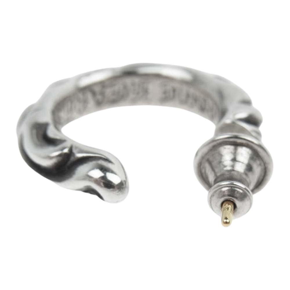 CHROME HEARTS クロムハーツ（原本無） HOOP SCROOL 1 スクロール フープ ピアス シルバー系【中古】