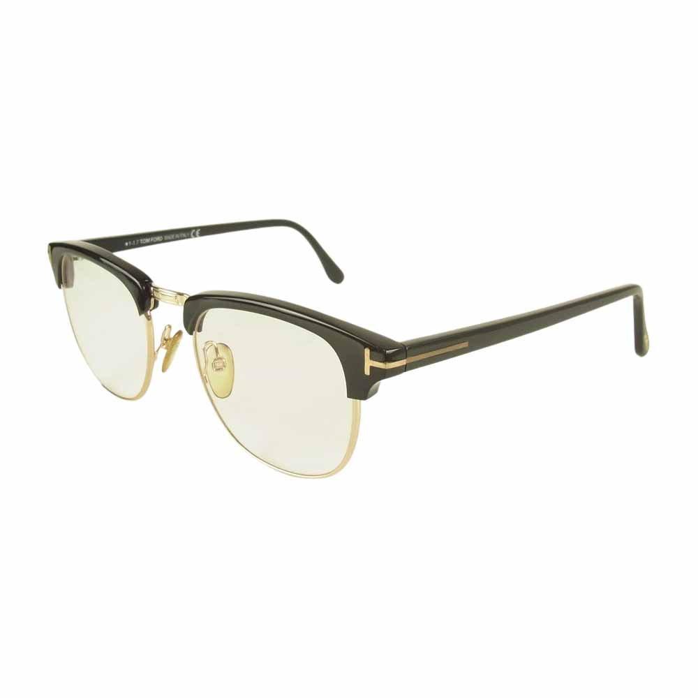 TOM FORD トムフォード TF248 Henly ヘンリー サーモント ボストンウエリントン 眼鏡 メガネ ブラック系 51□20 145【中古】