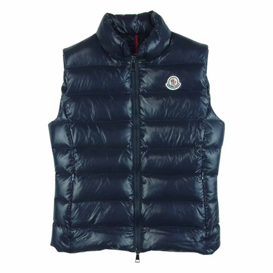 MONCLER モンクレール GHANY ガーニー ナイロン ダウン ベスト ダークネイビー系【美品】【中古】