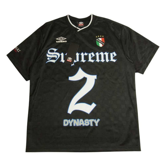 Supreme シュプリーム 22SS × Umbro Soccer Jersey アンブロ サッカー ジャージ ロゴ プリント  ブラック系 US S【新古品】【未使用】【中古】