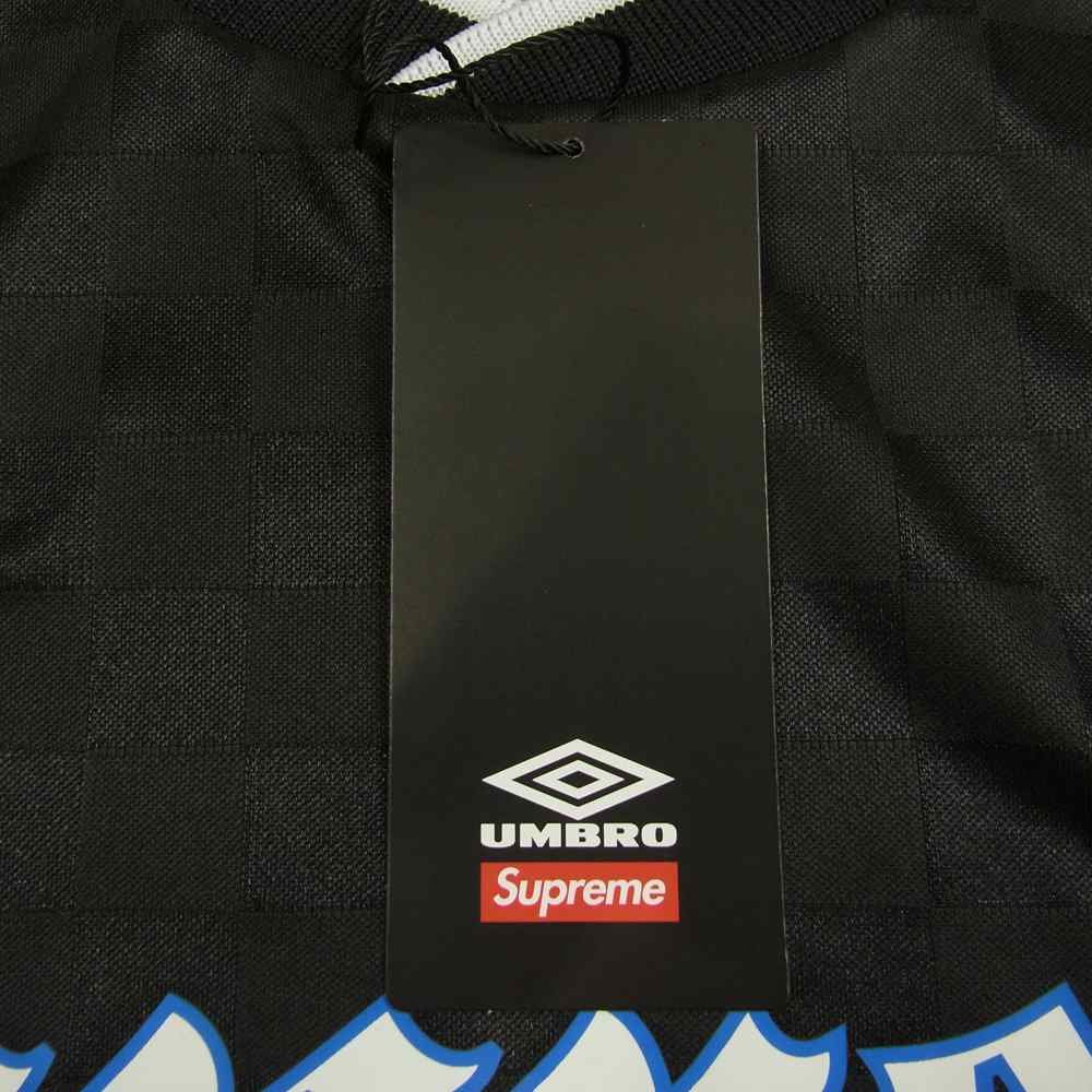 Supreme シュプリーム 22SS × Umbro Soccer Jersey アンブロ サッカー ジャージ ロゴ プリント  ブラック系 US S【新古品】【未使用】【中古】