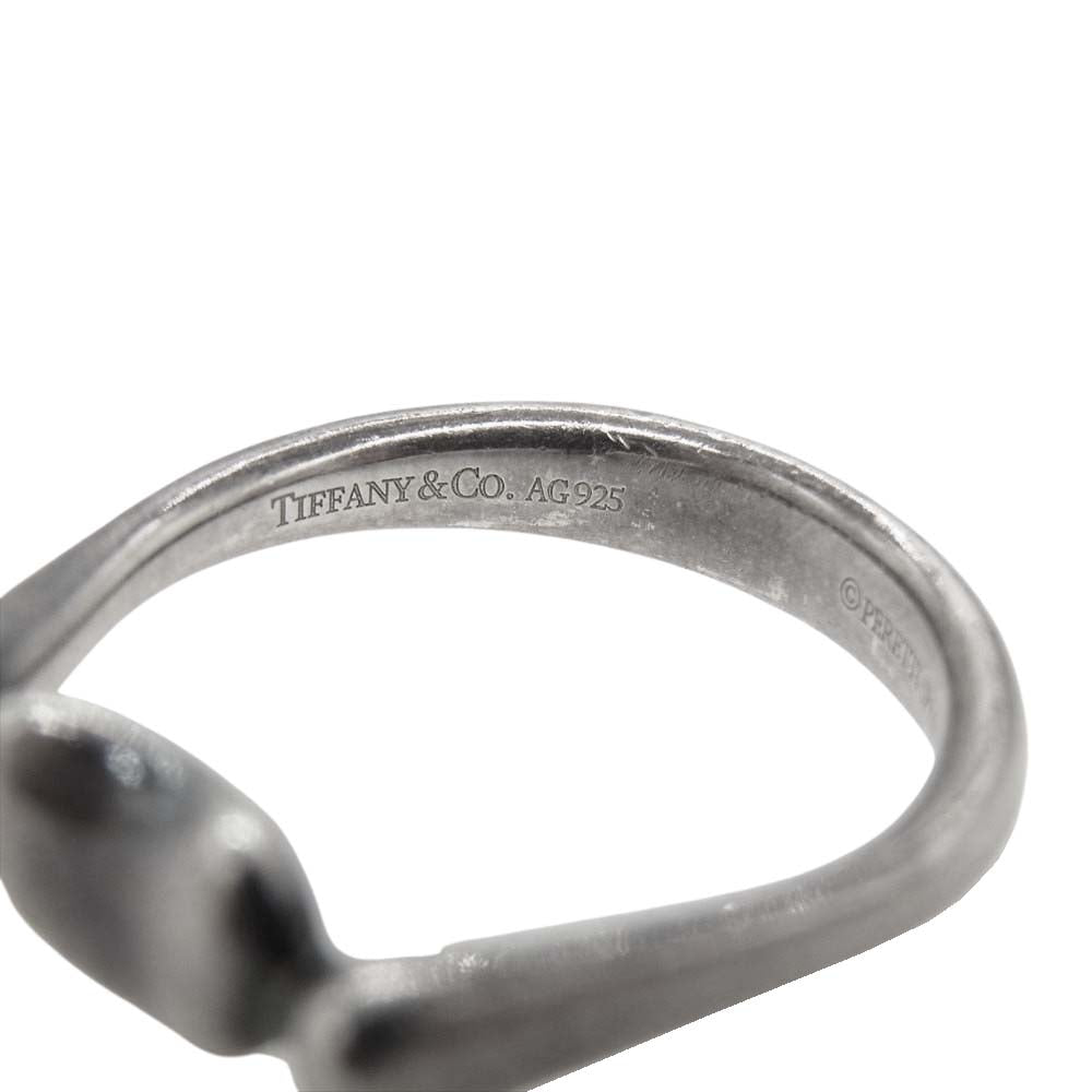 TIFFANY&Co. ティファニー エルサペレッティ ビーンズ リング シルバー系 7.5号【中古】