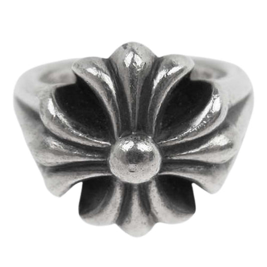 CHROME HEARTS クロムハーツ（原本無） カットアウト CHプラス スモール リング シルバー系 6号【中古】