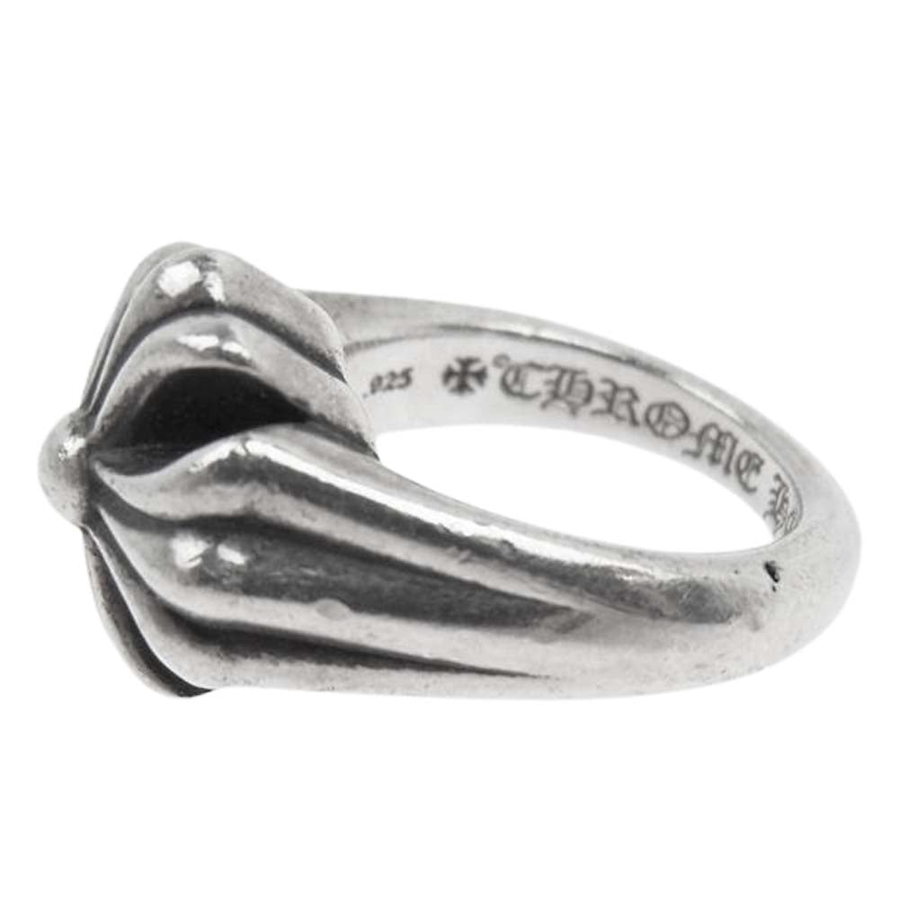 CHROME HEARTS クロムハーツ（原本無） カットアウト CHプラス スモール リング シルバー系 6号【中古】