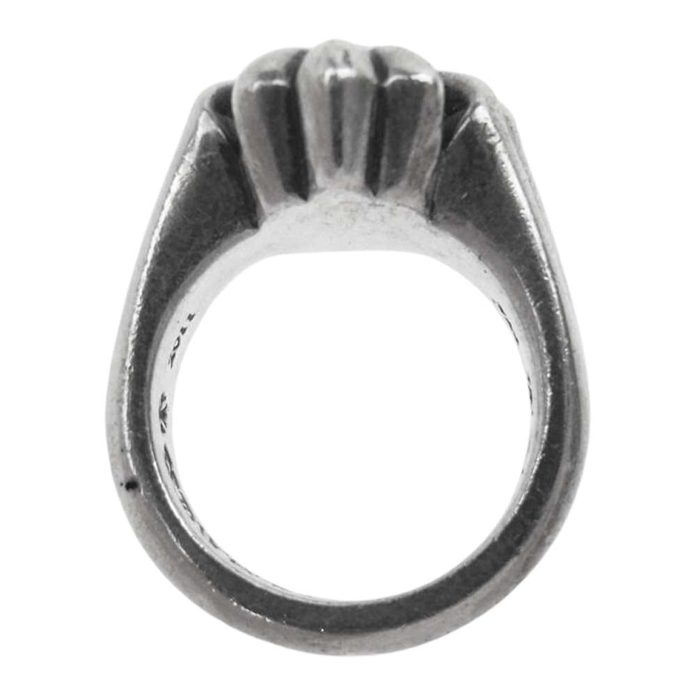 CHROME HEARTS クロムハーツ（原本無） カットアウト CHプラス スモール リング シルバー系 6号【中古】